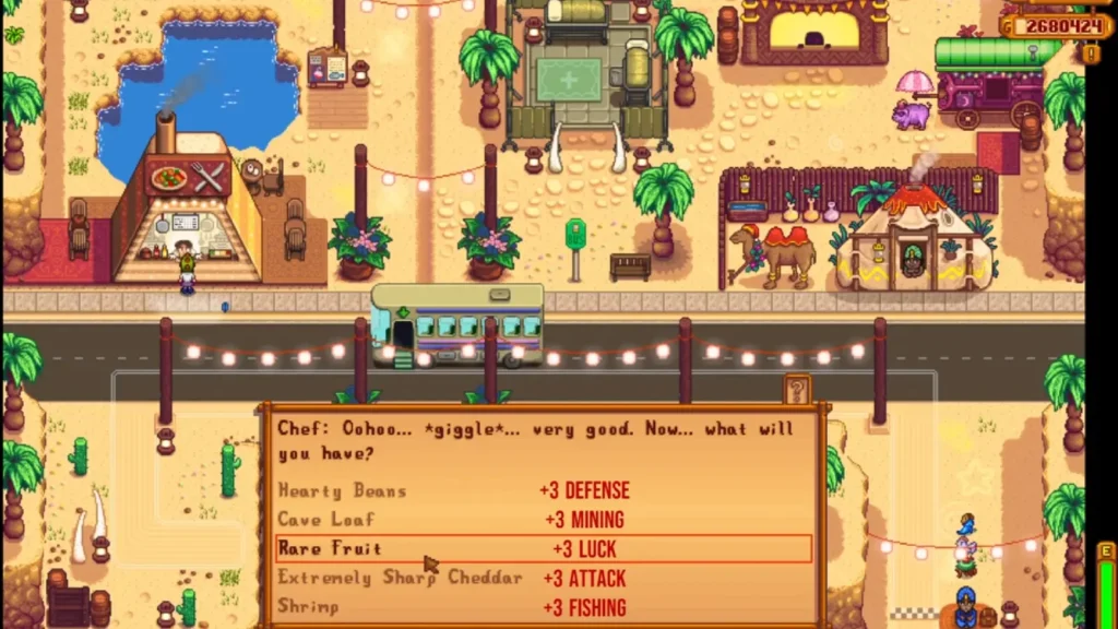 Stardew Valley version 1.6 Desert Festival