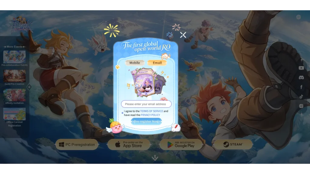 Ragnarok The New World pre-registration rewards Philippines — DJ Poring headgear