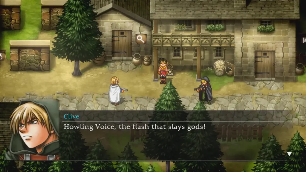 Suikoden 2 Clive quest timer — Clive meeting Elza in Muse on the first visit